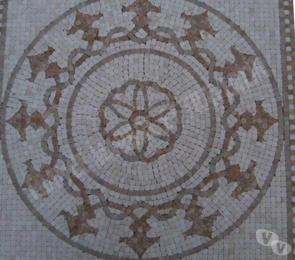  Bouches-du-Rhône Lancon Provence - 13680 - Photos Vivastreet Travertin Mixte Mosaïque Micro Rosace 61x61 cm REF 1133