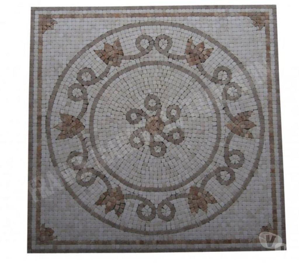  Bouches-du-Rhône Lancon Provence - 13680 - Photos Vivastreet Travertin Mixte Mosaïque Micro Rosace 61x61 cm REF 1053