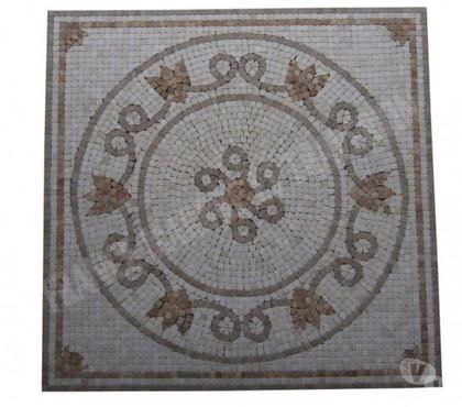 Bricolage - Jardinage Lancon Provence Bouches-du-Rhône - Photos Vivastreet Travertin Mixte Mosaïque Micro Rosace 61x61 cm REF 1053