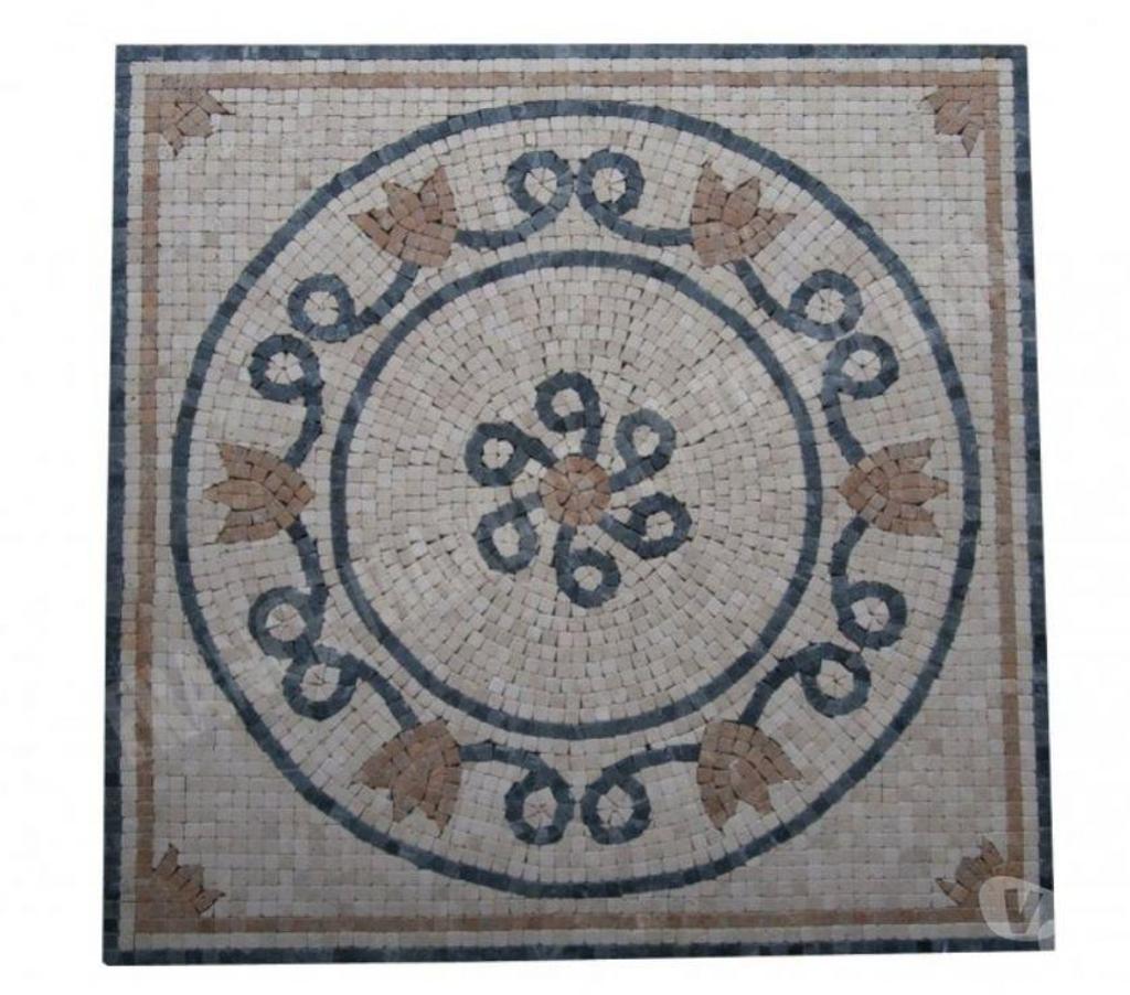  Bouches-du-Rhône Lancon Provence - 13680 - Photos Vivastreet Travertin Mixte Mosaïque Micro Rosace 61x61 cm REF 1052