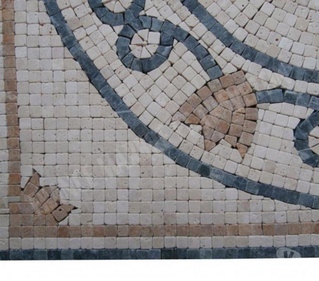  Bouches-du-Rhône Lancon Provence - 13680 - Photos Vivastreet Travertin Mixte Mosaïque Micro Rosace 61x61 cm REF 1052