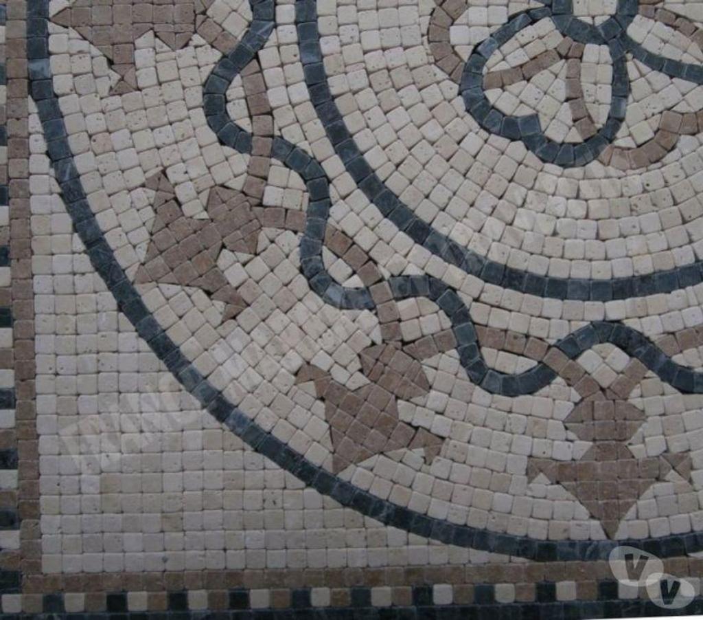  Bouches-du-Rhône Lancon Provence - 13680 - Photos Vivastreet Travertin Mixte Mosaïque Micro Rosace 61x61 cm REF 1051