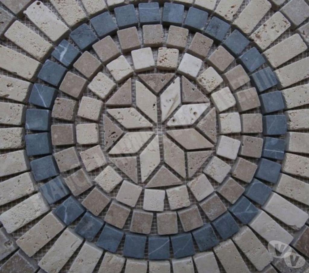  Bouches-du-Rhône Lancon Provence - 13680 - Photos Vivastreet Travertin Mixte Rosace 61x61 cm REF 1050