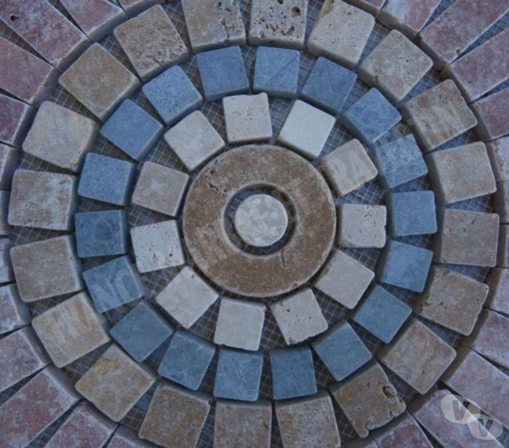  Bouches-du-Rhône Lancon Provence - 13680 - Photos Vivastreet Travertin Mixte Rosace 91x91 cm REF 1049