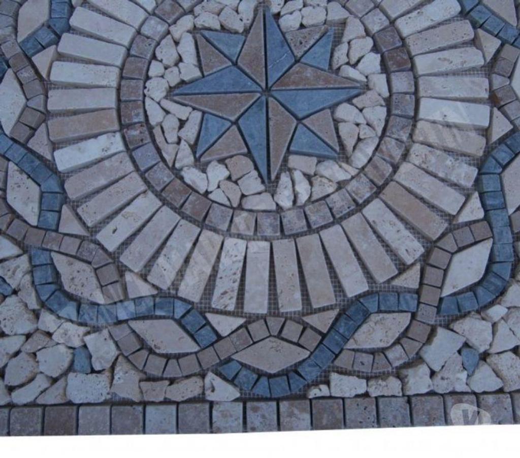  Bouches-du-Rhône Lancon Provence - 13680 - Photos Vivastreet Travertin Mixte Rosace 61x61 cm REF 1044