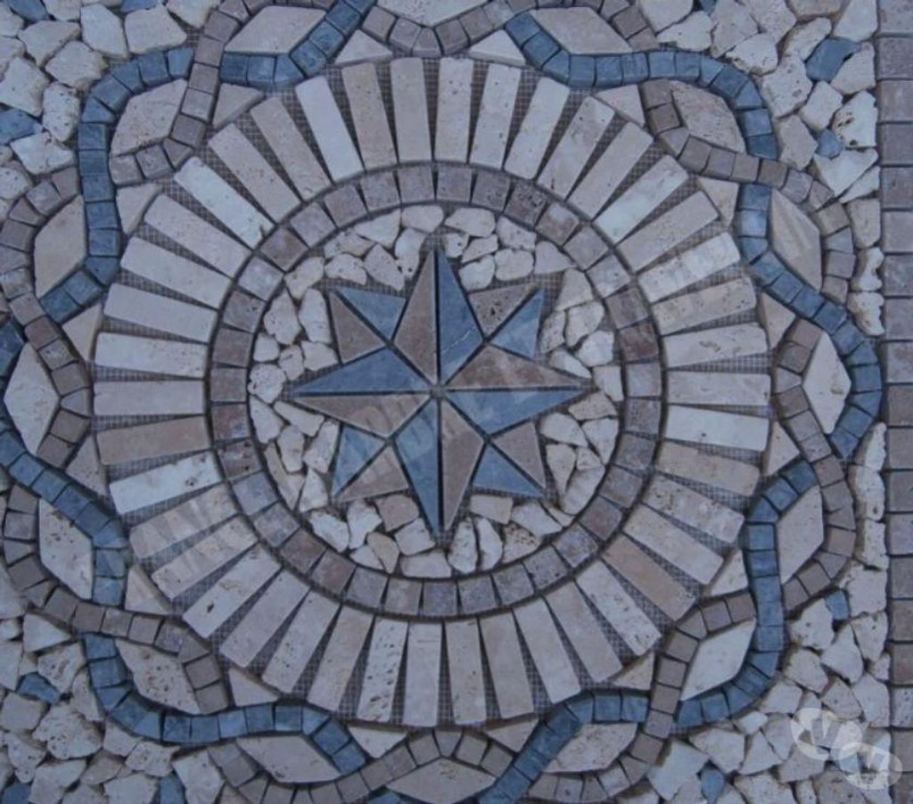  Bouches-du-Rhône Lancon Provence - 13680 - Photos Vivastreet Travertin Mixte Rosace 61x61 cm REF 1044