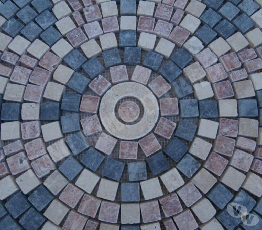  Bouches-du-Rhône Lancon Provence - 13680 - Photos Vivastreet Travertin Mixte Rosace 91x91 cm REF 1043