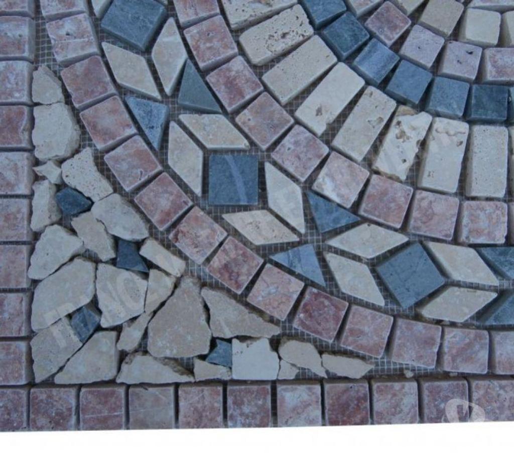  Bouches-du-Rhône Lancon Provence - 13680 - Photos Vivastreet Travertin Mixte Rosace 61x61 cm REF 1042