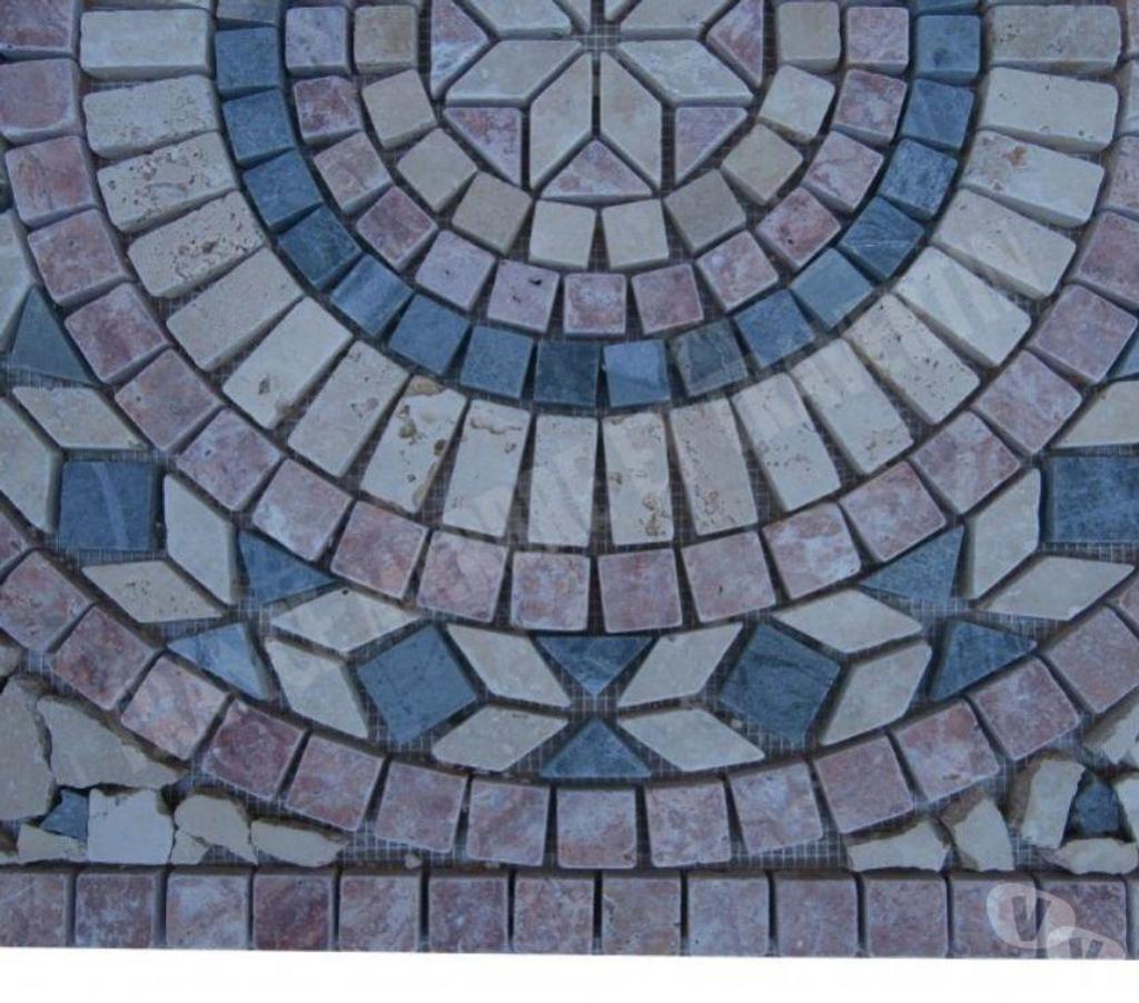  Bouches-du-Rhône Lancon Provence - 13680 - Photos Vivastreet Travertin Mixte Rosace 61x61 cm REF 1042