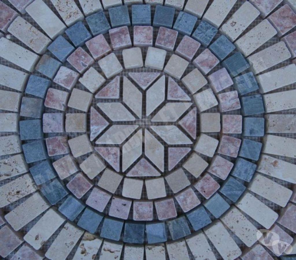  Bouches-du-Rhône Lancon Provence - 13680 - Photos Vivastreet Travertin Mixte Rosace 61x61 cm REF 1042