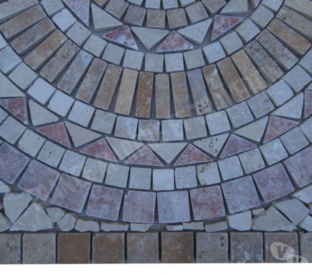  Bouches-du-Rhône Lancon Provence - 13680 - Photos Vivastreet Travertin Mixte Rosace 91x91 cm REF 1041