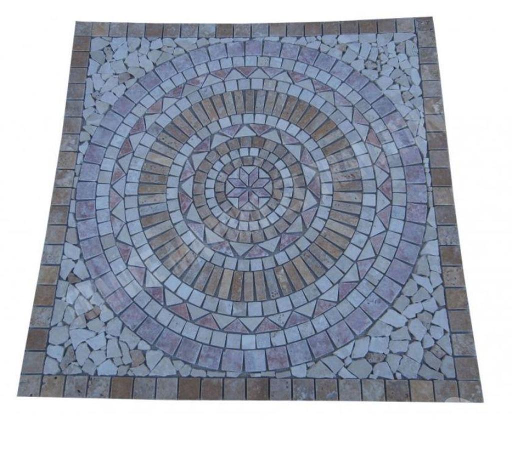  Bouches-du-Rhône Lancon Provence - 13680 - Photos Vivastreet Travertin Mixte Rosace 91x91 cm REF 1041