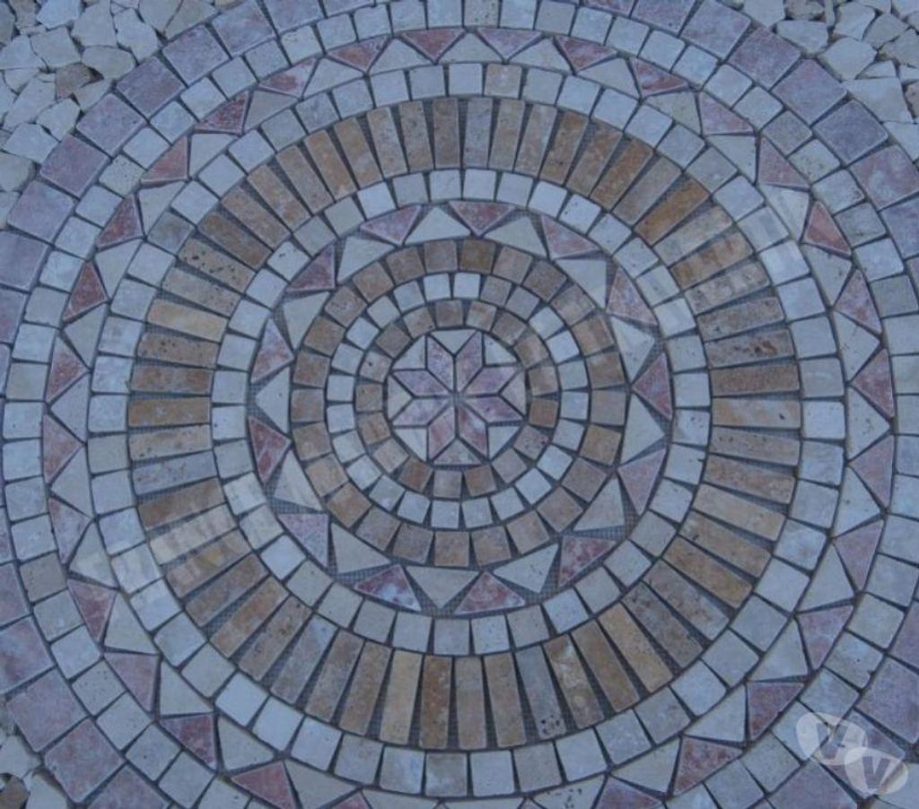  Bouches-du-Rhône Lancon Provence - 13680 - Photos Vivastreet Travertin Mixte Rosace 91x91 cm REF 1041