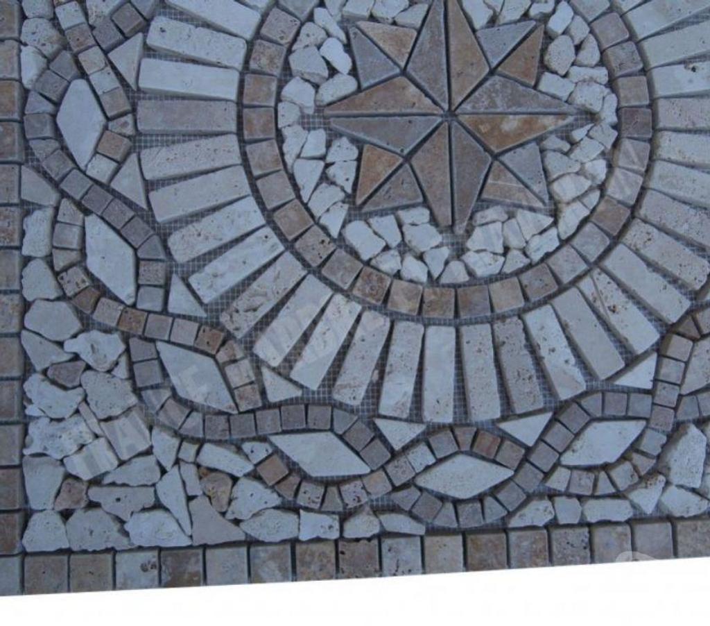  Bouches-du-Rhône Lancon Provence - 13680 - Photos Vivastreet Travertin Mixte Rosace 61x61 cm REF 1040