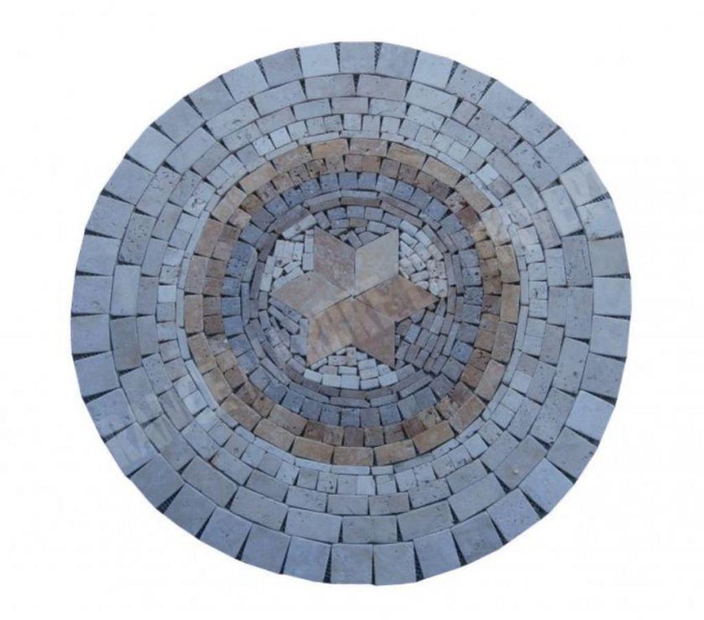  Bouches-du-Rhône Lancon Provence - 13680 - Photos Vivastreet Travertin Mixte Rosace Ronde Diamètre 80 cm REF 879
