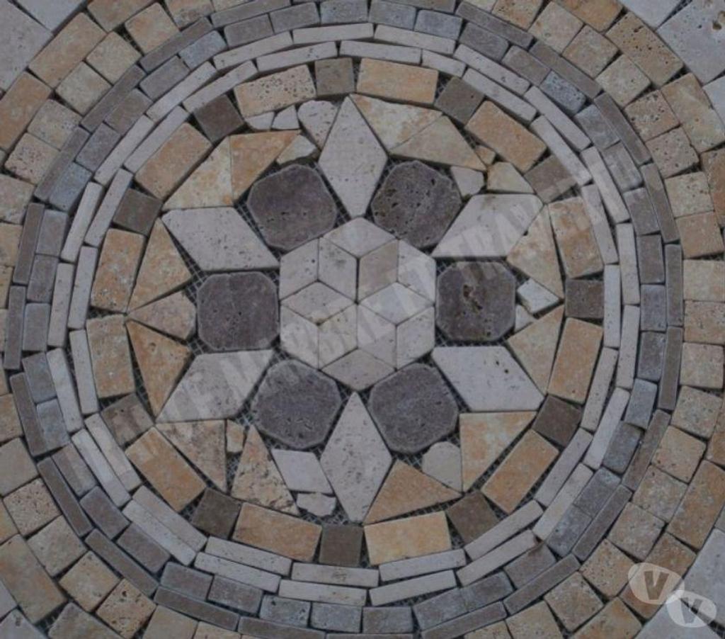  Bouches-du-Rhône Lancon Provence - 13680 - Photos Vivastreet Travertin Mixte Rosace Ronde Diamètre 60 cm REF 849