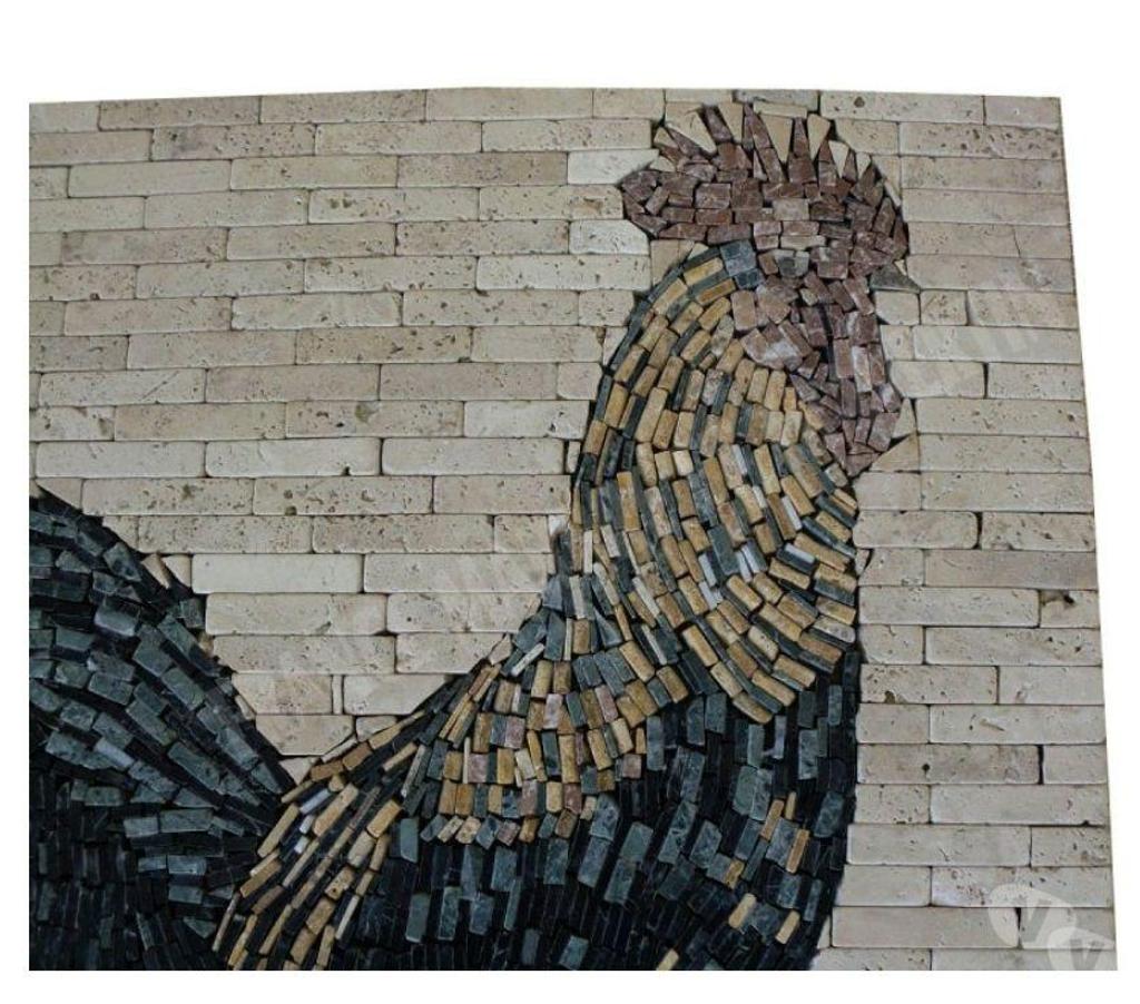  Bouches-du-Rhône Lancon Provence - 13680 - Photos Vivastreet Travertin Mixte Rosace Coq 61x61 cm REF 628