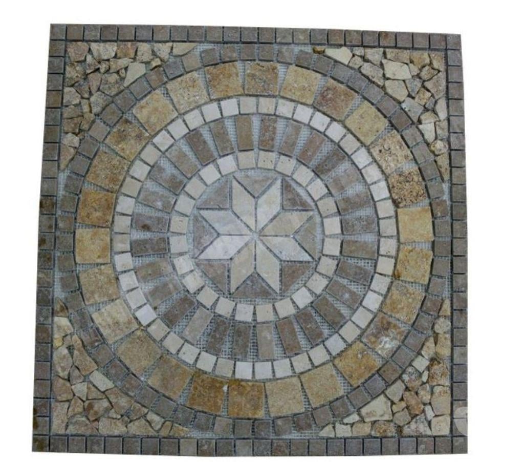  Bouches-du-Rhône Lancon Provence - 13680 - Photos Vivastreet Travertin Mixte Rosace 61x61 cm REF 551