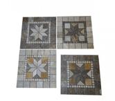 Travertin Multicolore Rosace 30,5x30,5 cm REF 249