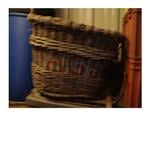 Laon - Aisne â Grand panier de vendangeur en osier