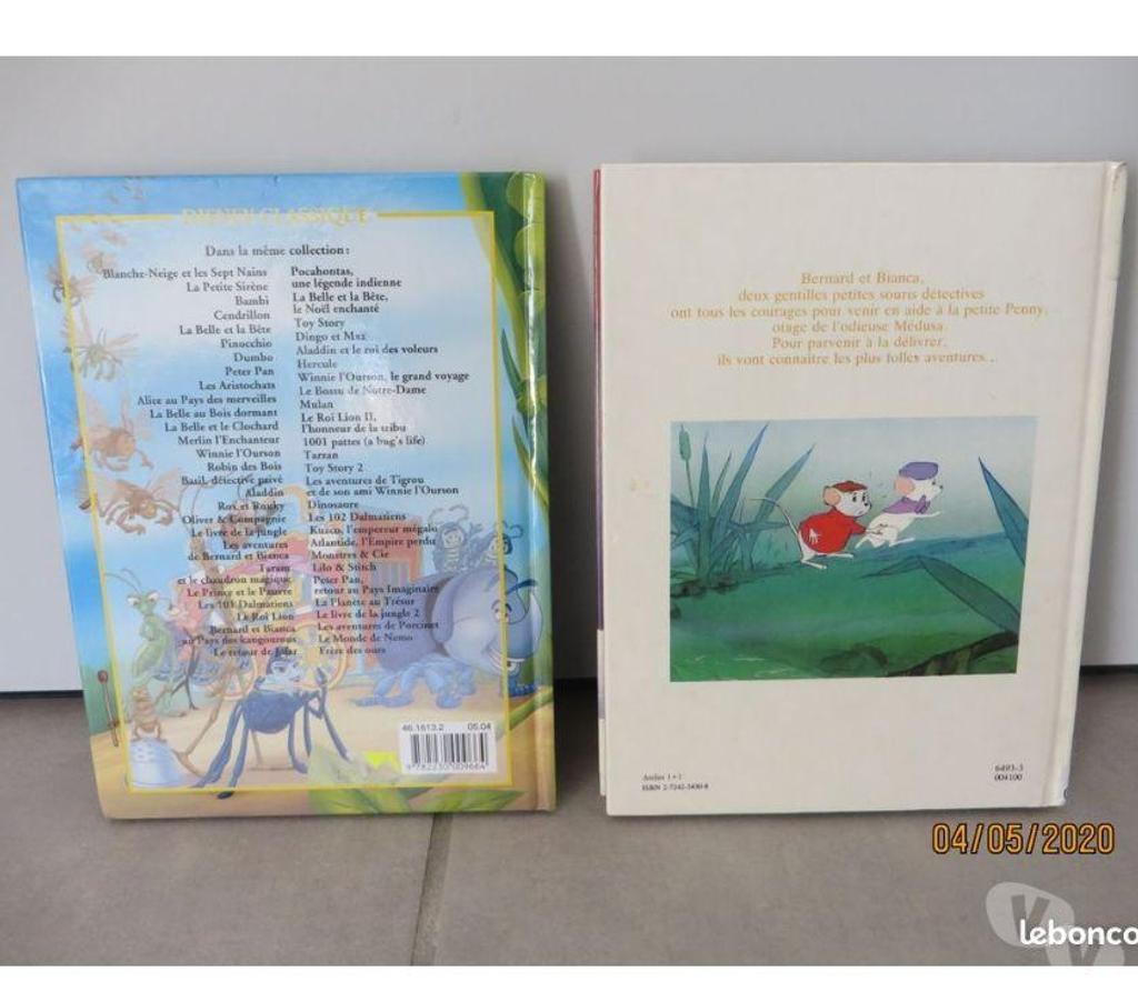 Livres occasion Puy-de-Dôme Clermont Ferrand - Photos Vivastreet Lot de 2 livres Walt Disney
