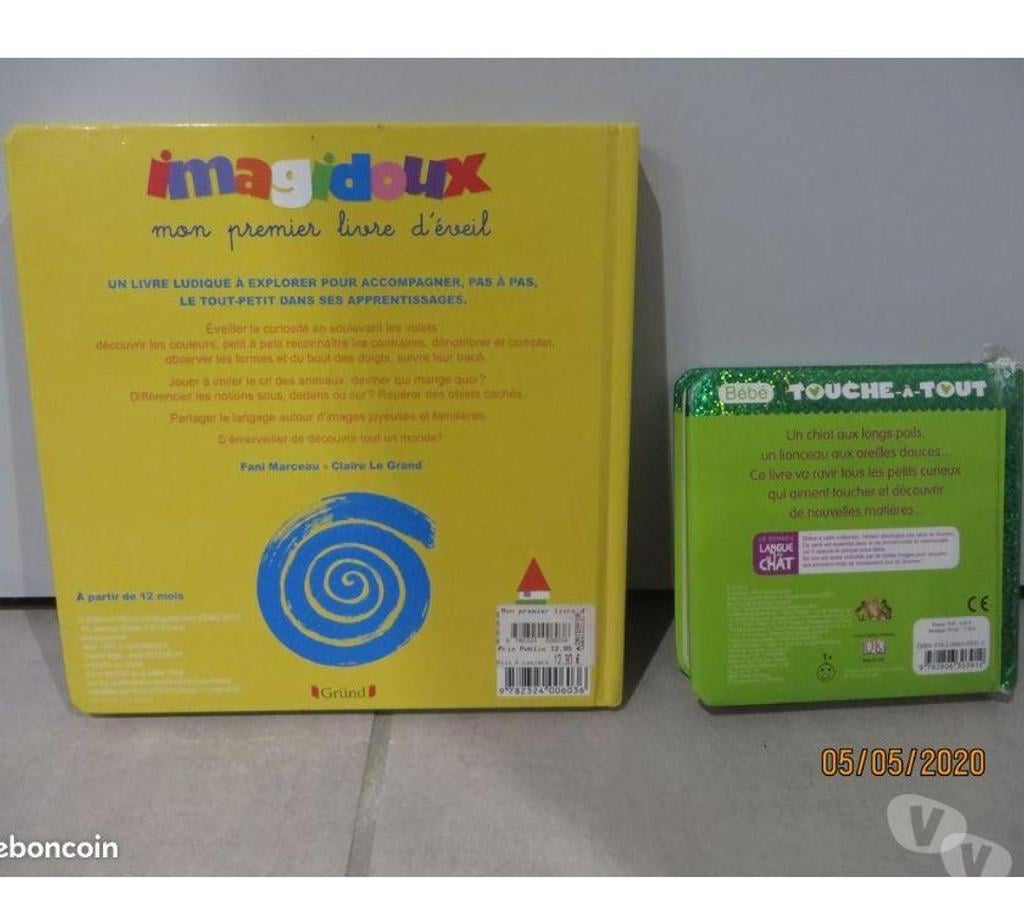 Livres occasion Puy-de-Dôme Clermont Ferrand - Photos Vivastreet Lot de 2 livres d'éveil