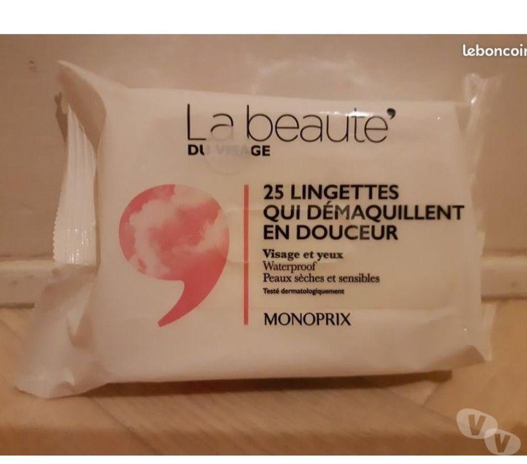 Beauté - Santé Puy-de-Dôme Clermont Ferrand - Photos Vivastreet Lot lingettes démaquillantes neuves
