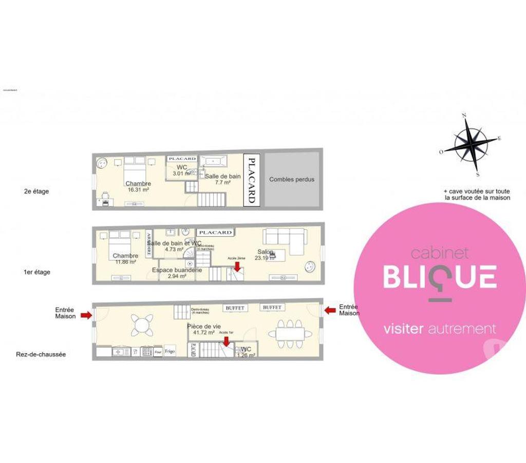 Vente Maison Meurthe-et-Moselle Liverdun - 54460 - Photos Vivastreet Maison 4 piece(s) 110m2 liverdun