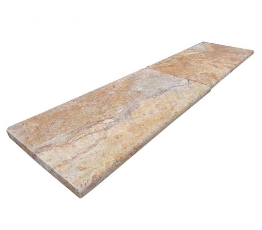  Var Forcalqueiret - 83136 - Photos Vivastreet Travertin Jaune Scabas Margelle BA 30,5X61CM REF 710