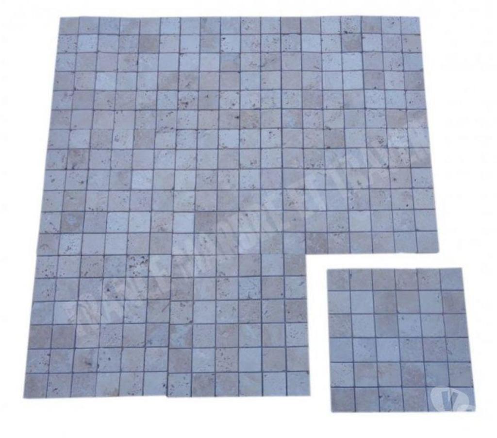  Var Forcalqueiret - 83136 - Photos Vivastreet Travertin Classique Clair Mosaïque 4,8x4,8 cm REF 2927