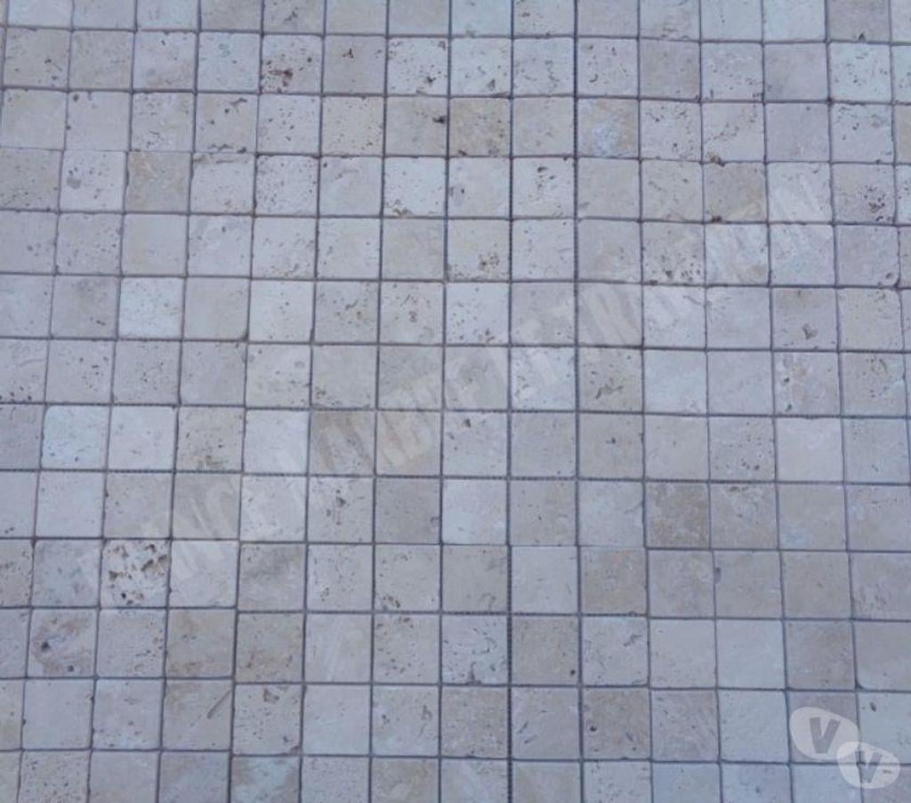  Bouches-du-Rhône Lancon Provence - 13680 - Photos Vivastreet Travertin Classique Clair Mosaïque 4,8x4,8 cm REF 2927