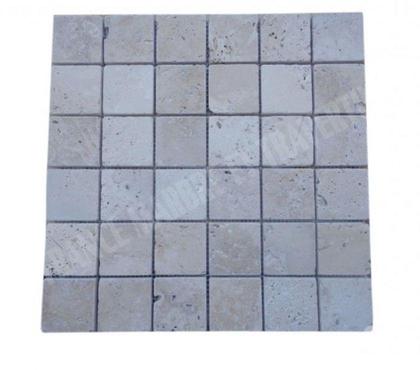 Bricolage - Jardinage Lancon Provence Bouches-du-Rhône - Photos Vivastreet Travertin Classique Clair Mosaïque 4,8x4,8 cm REF 2927