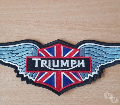 Pièces et services moto Carnon Hérault - Photos Vivastreet écusson moto motard biker Triumph paires d'ailes