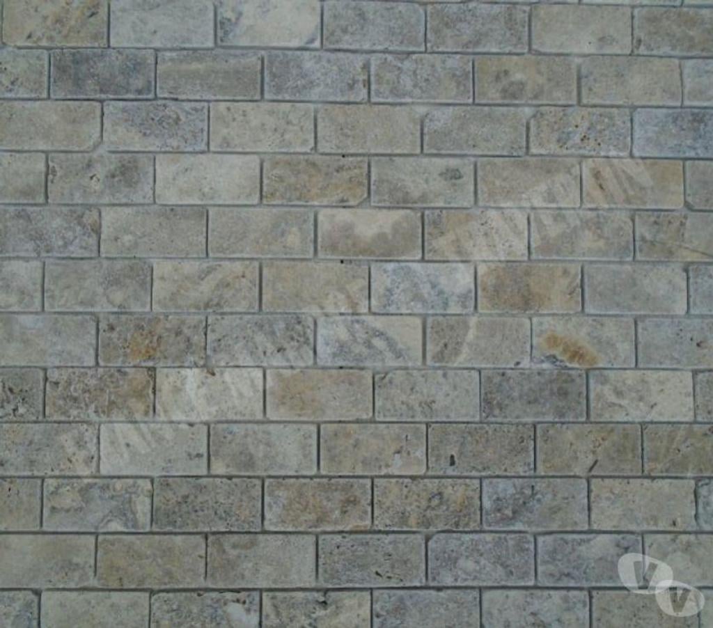  Bouches-du-Rhône Lancon Provence - 13680 - Photos Vivastreet Travertin Gris Silver Mosaïque 4,8x10 cm REF 3143