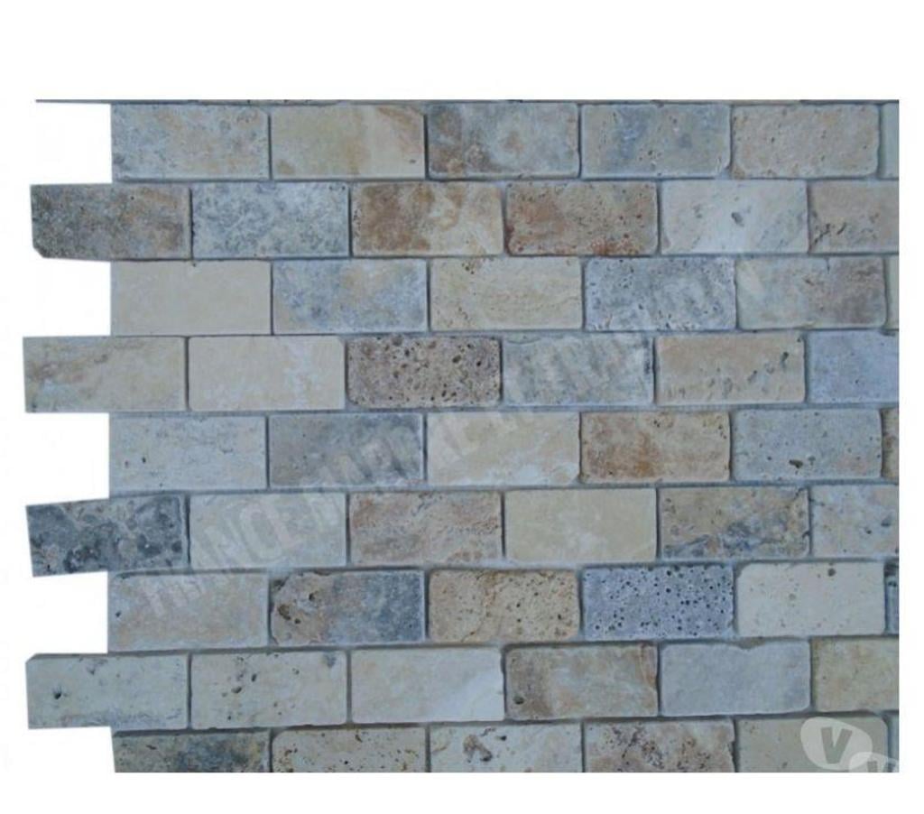  Bouches-du-Rhône Lancon Provence - 13680 - Photos Vivastreet Travertin Mixte Mosaïque 4 Couleur 4,8x10 cm REF 3134