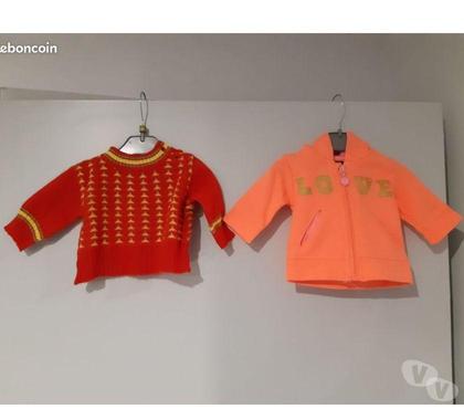 Vêtements bébés Clermont Ferrand Clermont Ferrand - Photos Vivastreet Sweat à capuche KIABI 1 mois