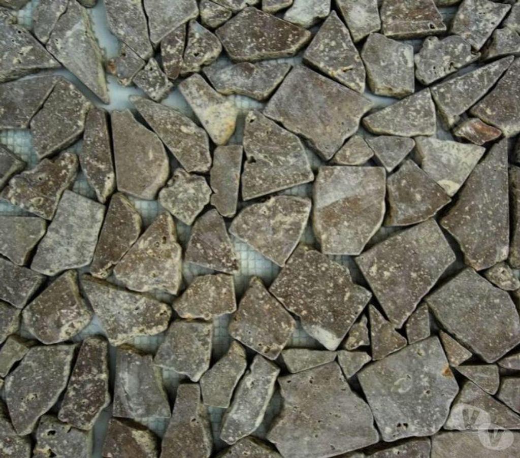  Var Forcalqueiret - 83136 - Photos Vivastreet Travertin Noce Marron Mosaïque Modèle Opus Galet REF 522