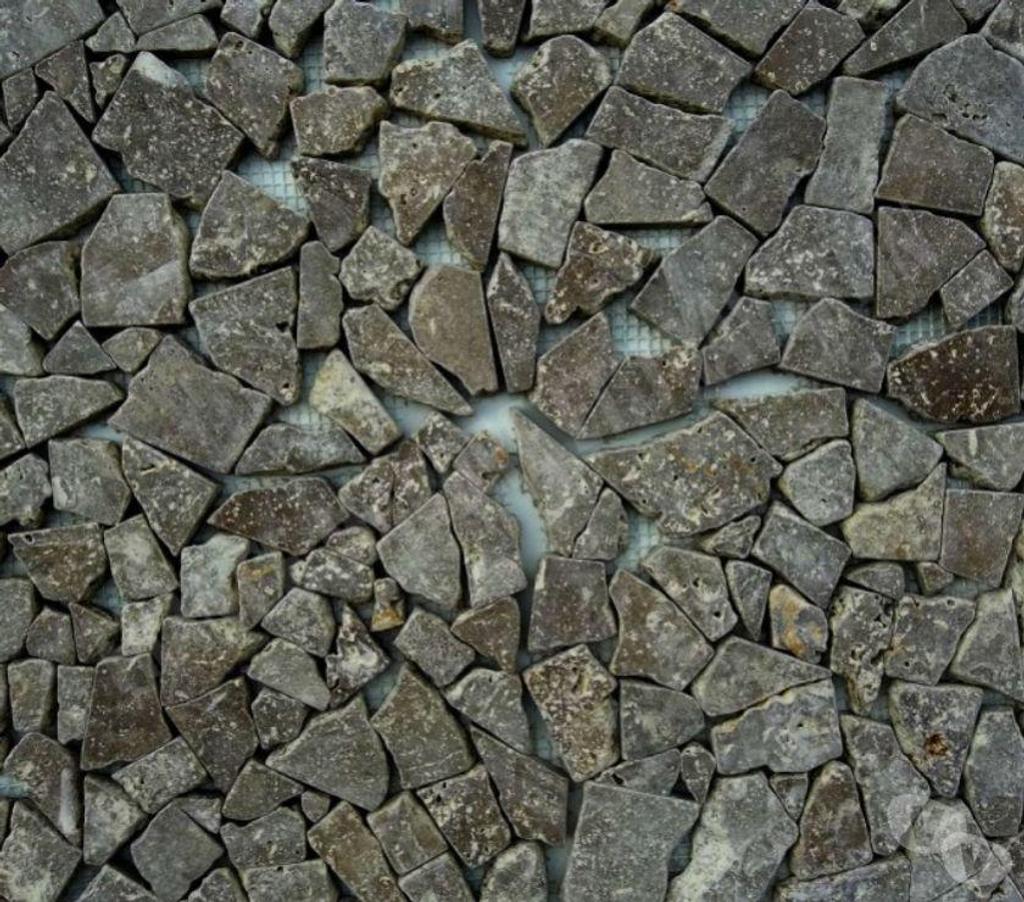  Var Forcalqueiret - 83136 - Photos Vivastreet Travertin Noce Marron Mosaïque Modèle Opus Galet REF 522