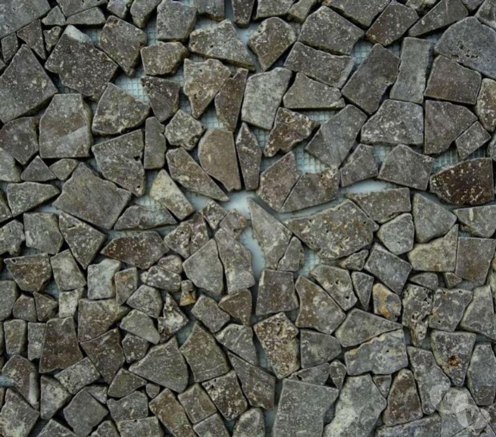  Bouches-du-Rhône Lancon Provence - 13680 - Photos Vivastreet Travertin Noce Marron Mosaïque Modèle Opus Galet REF 522