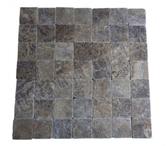 Travertin Gris Silver 10x10 cm REF 310