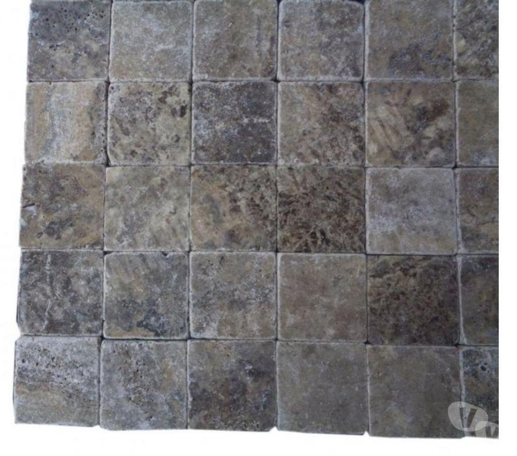  Var Forcalqueiret - 83136 - Photos Vivastreet Travertin Gris Silver 10x10 cm REF 310