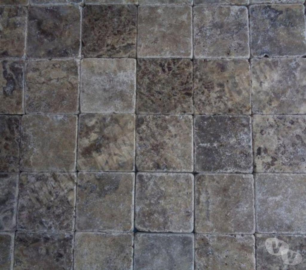  Var Forcalqueiret - 83136 - Photos Vivastreet Travertin Gris Silver 10x10 cm REF 310