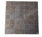 Travertin Noce Marron 10x10 cm REF 320