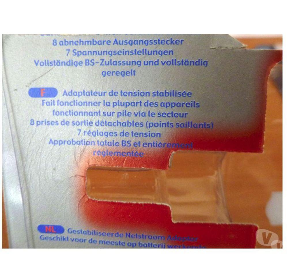  Yvelines Maurepas - 78310 - Photos Vivastreet Adaptateur – Transformateur ACDC 1000 mA BANDRIDGE BE 100