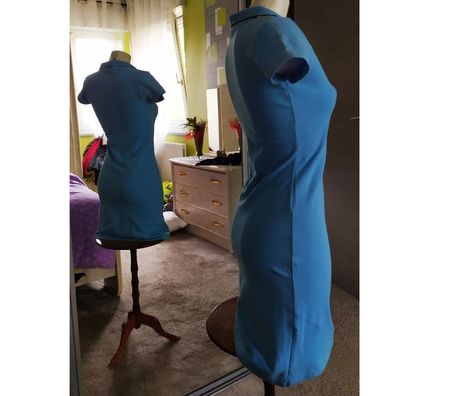 Vêtements occasion Moselle Florange - 57190 - Photos Vivastreet robe polo bleue