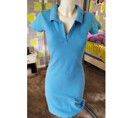 Vêtements occasion Moselle Florange - 57190 - Photos Vivastreet robe polo bleue