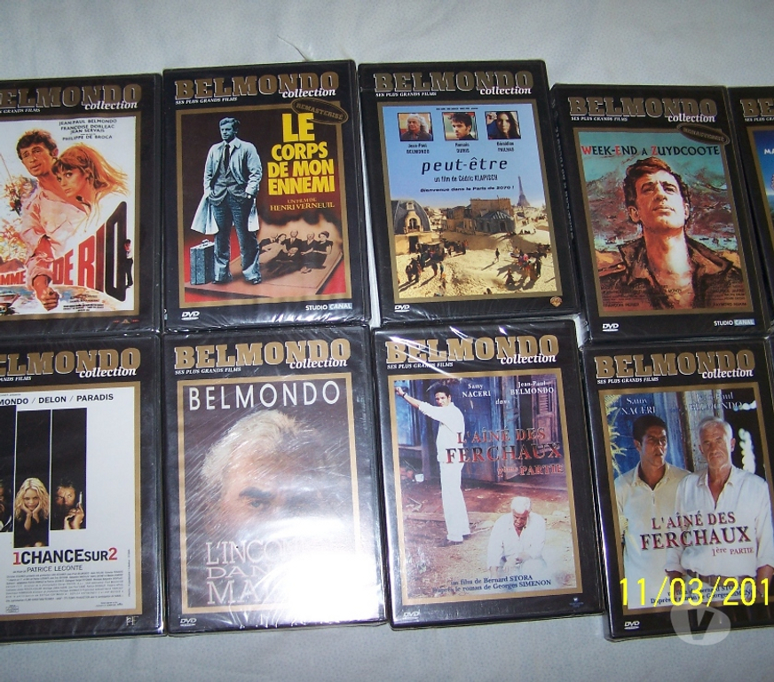 DVD occasion Hauts-de-Seine Issy les Moulineaux - 92130 - Photos Vivastreet 7 DVDS ANCIENS DE JEAN PAUL BELMONDO NEUFS