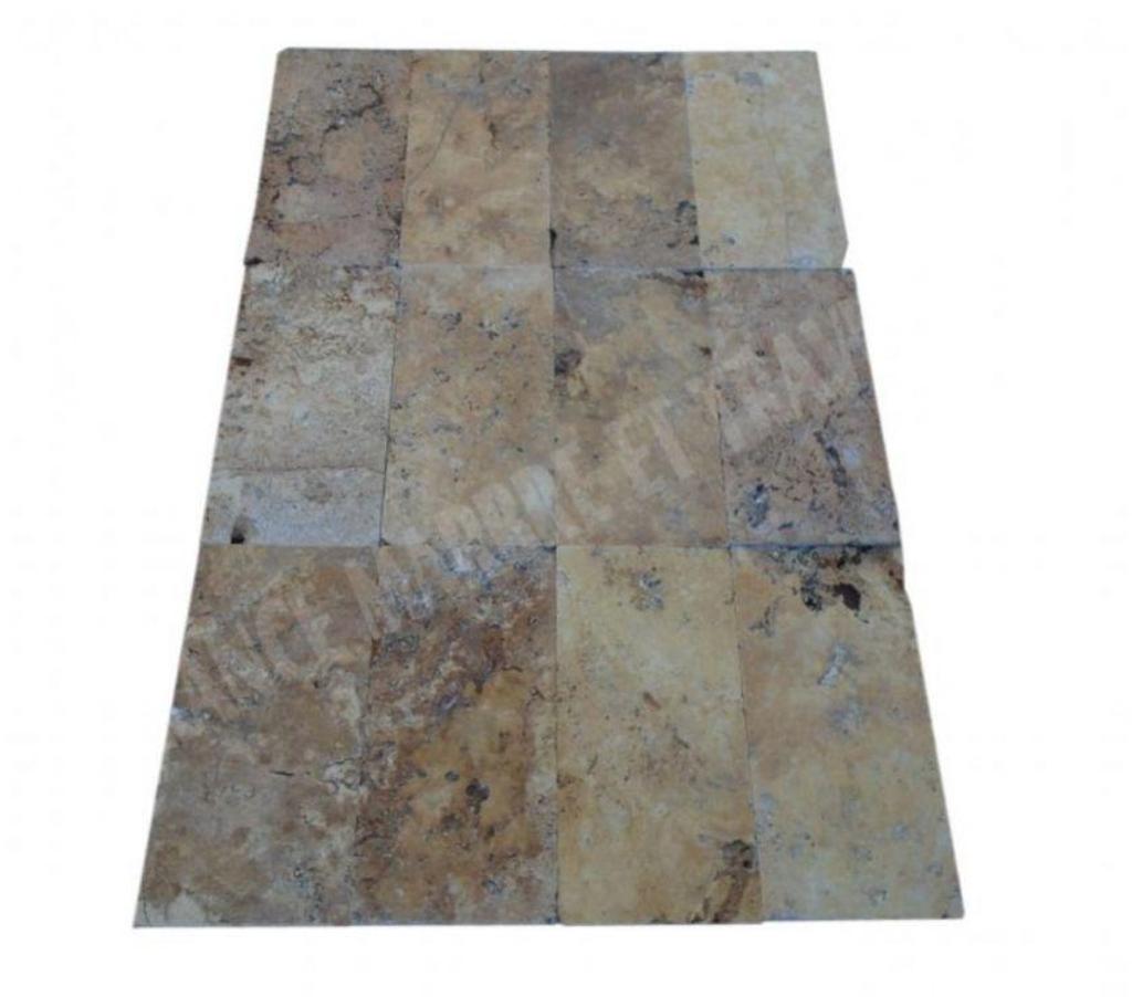  Var Forcalqueiret - 83136 - Photos Vivastreet Travertin Jaune Or 20x40 cm REF 768