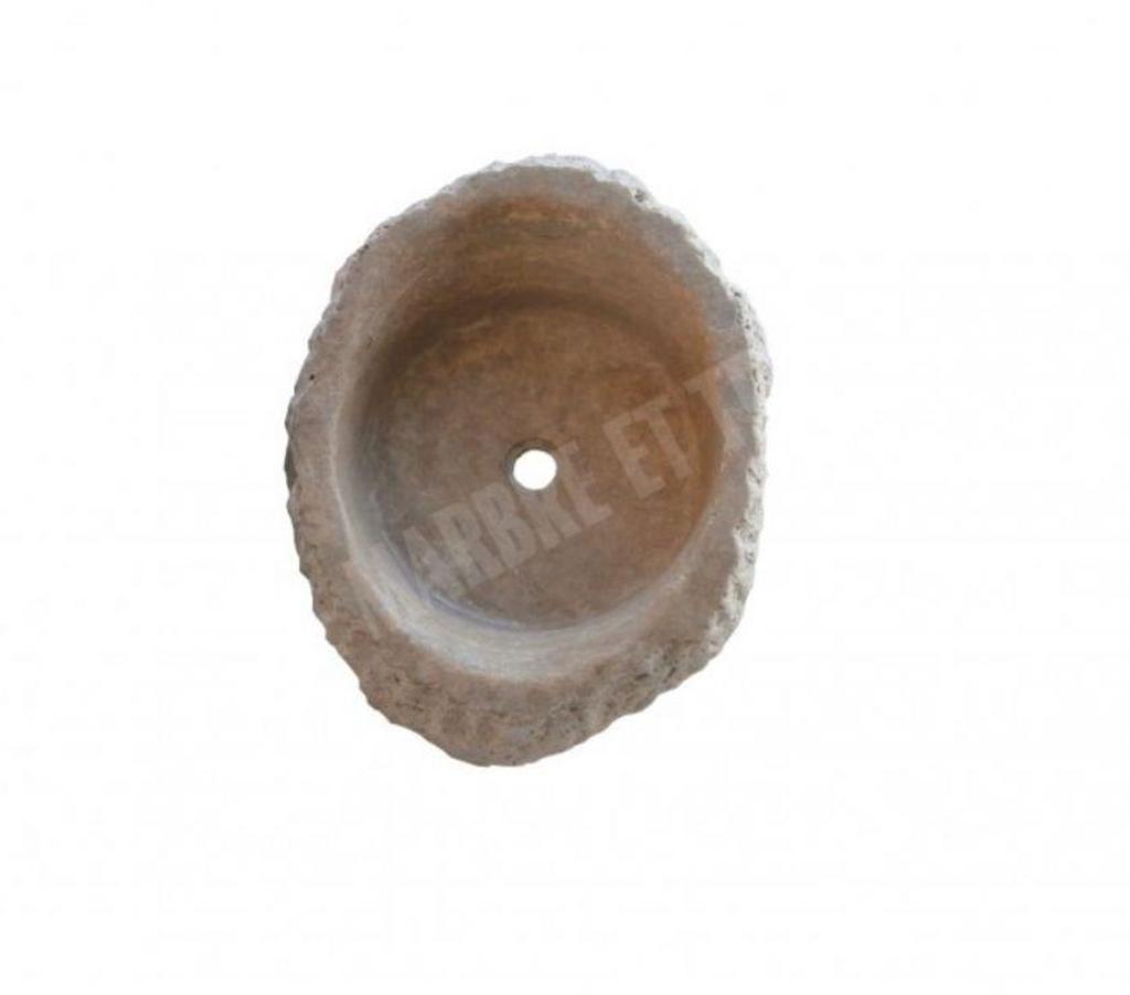  Var Forcalqueiret - 83136 - Photos Vivastreet Travertin Noce Marron Vasque Modèle Roche 40x50 cm REF 1943