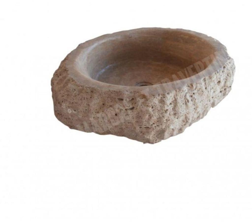  Var Forcalqueiret - 83136 - Photos Vivastreet Travertin Noce Marron Vasque Modèle Roche 40x50 cm REF 1943